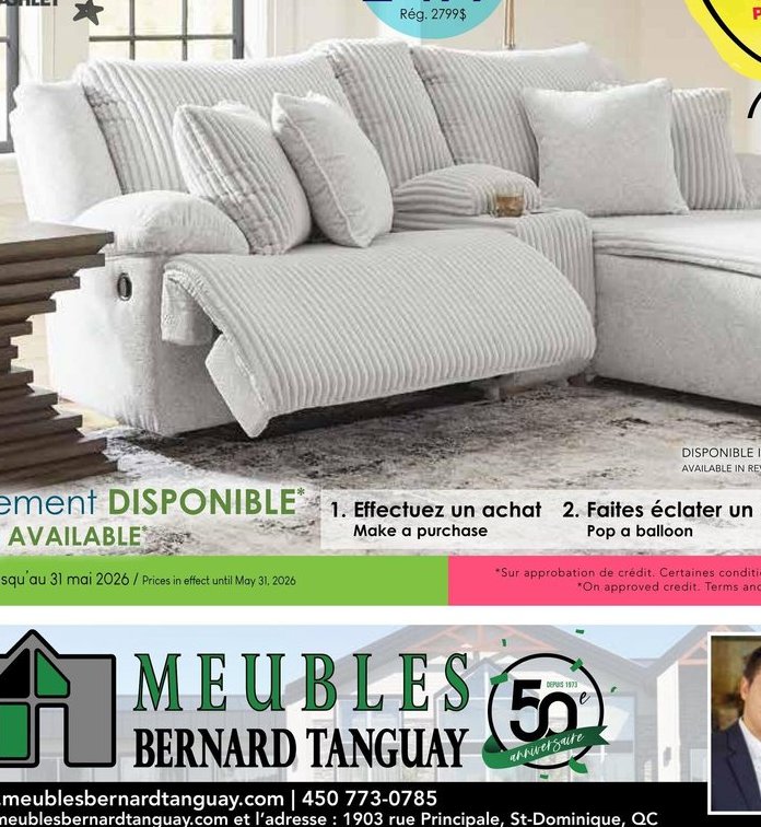 Signature Design by Ashley Sofa Chaise Inclinab…