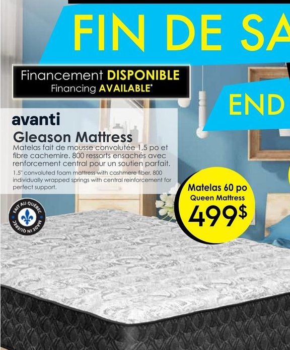 Avanti Gleason Mattress