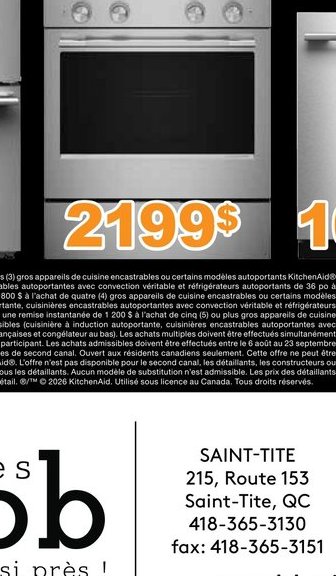 KitchenAid Cuisinière électrique encastrable 5.…