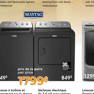 Whirlpool Laveuse à chargement par le dessus