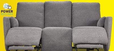 Alexis Power Reclining Sofa - Grey