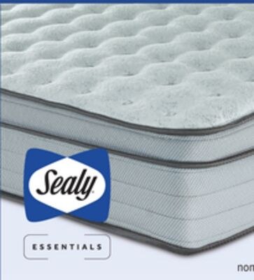 Sealy® Essentials Remy II Firm Eurotop Twin Mat…