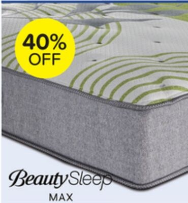 BeautySleep Max Calm Tight Top Firm Queen Mattr…
