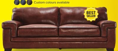 Stampede Leather Sofa - Chestnut