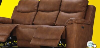 Santa Fe Power Reclining Sofa - Copper