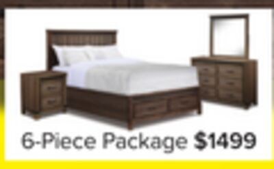 Rossco 6-Piece Queen Storage Bedroom Package - …