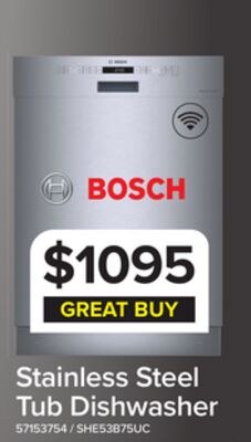 Bosch Fingerprint Resistant Stainless Steel 24-…