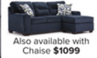 Mackay Reversible Chaise Sofa - Blue