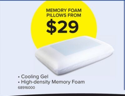 Cool Gel Standard Memory Foam Pillow