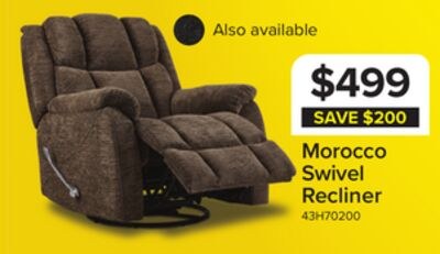 Morocco Swivel Recliner - Brown