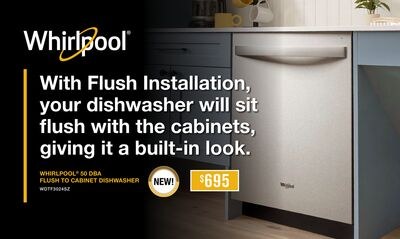 Whirlpool White Dishwasher with Deep Top Rack (…