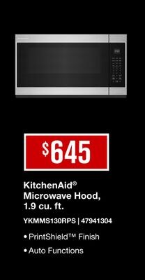 KitchenAid® Microwave Hood