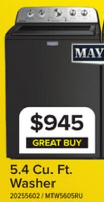Maytag Volcano Black Top Load Agitator Washer (…