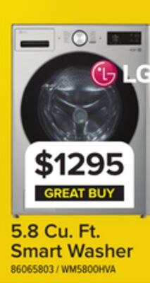 LG Graphite Steel Smart Washer with AI DD, Turb…