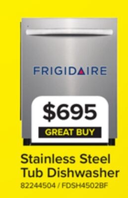 Frigidaire Smudge-Proof Stainless Steel Built-I…