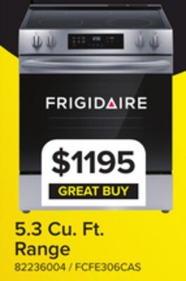 Frigidaire Stainless Steel 30" Front Control El…