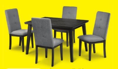 Carson 5-Piece Dining Set - Grey