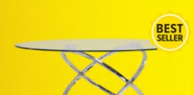 Axis 48" Coffee Table - Chrome