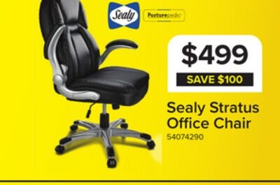 Stratus Sealy Posturepedic™ Office Chair - Black