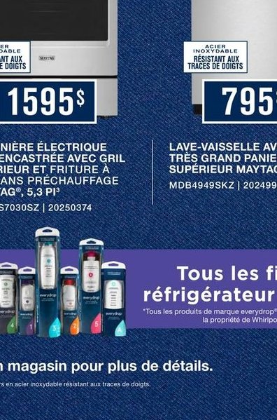 Cuisinière électrique non encastrée Maytag avec…