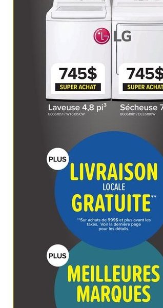 LG Laveuse 4.8 pi³
