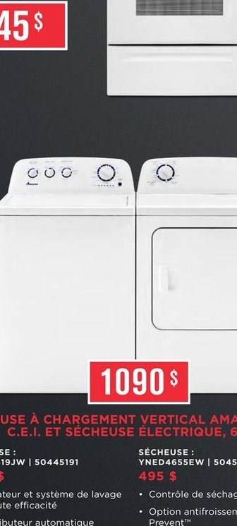 Four à micro-ondes à hotte intégrée Amana