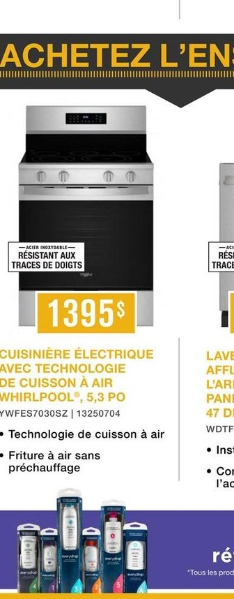 Cuisinière électrique avec technologie de cuiss…