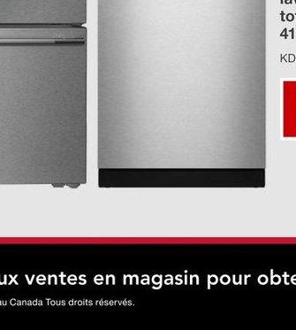 Réfrigérateur à portes françaises avec distribu…