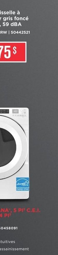 Lave-vaisselle à intérieur gris foncé Amana