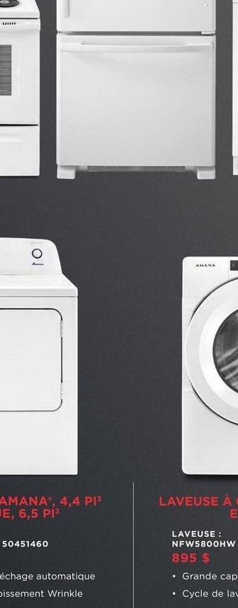 Cuisinière électrique Amana