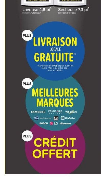 Laveuse LG 4.8 pi³ avec Wi-Fi