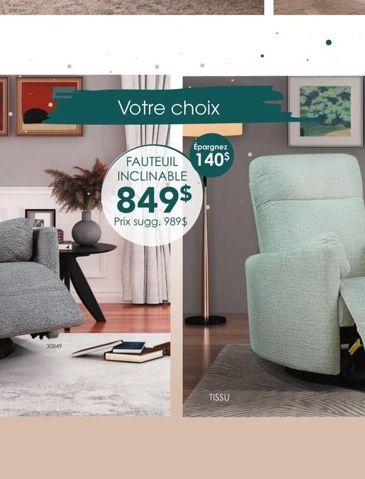 FAUTEUIL INCLINABLE