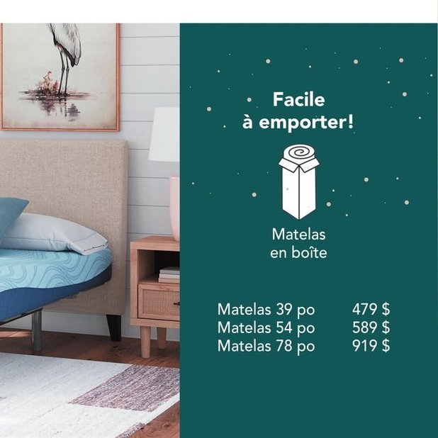Matelas 39 PO