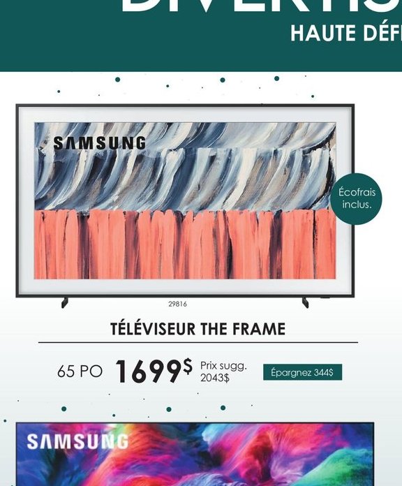 Samsung The Frame 65 PO
