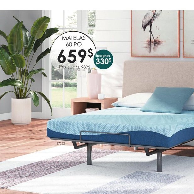 Matelas 60 PO