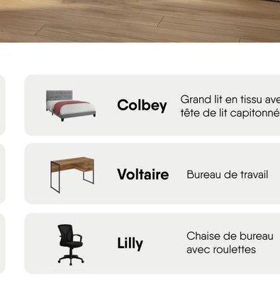 Voltaire Bureau de travail