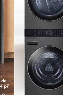 Laveuse à chargement frontal LG 5.8 pi³ avec AI…