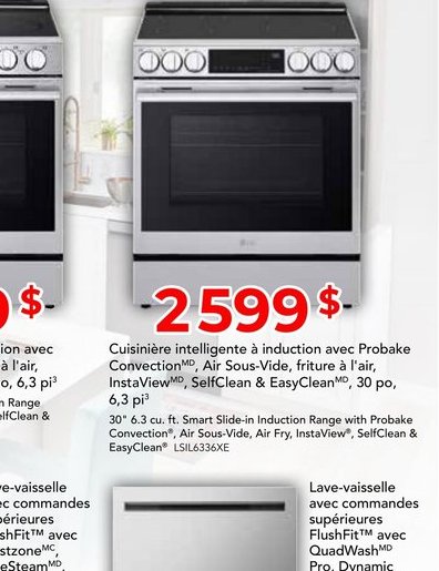 Lave-vaisselle LG avec commandes supérieures Fl…