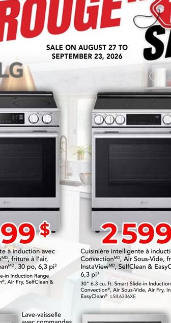 Cuisinière intelligente à induction LG avec Pro…