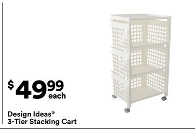 Design Ideas® 3-Tier Stacking Cart
