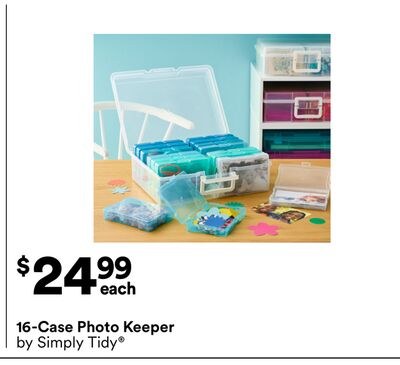 16-Case Photo Keeper by Simply Tidy
