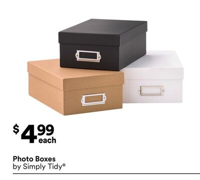 Photo Boxes by Simply Tidy
