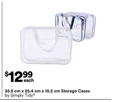 35.5 cm x 25.4 cm x 10.2 cm storage Cases by Si…