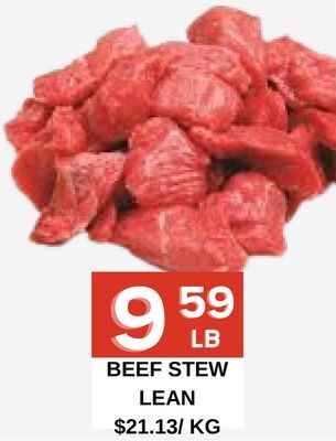 BEEF STEW LEAN