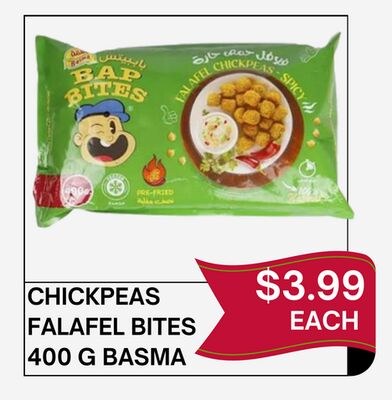 CHICKPEAS FALAFEL BITES