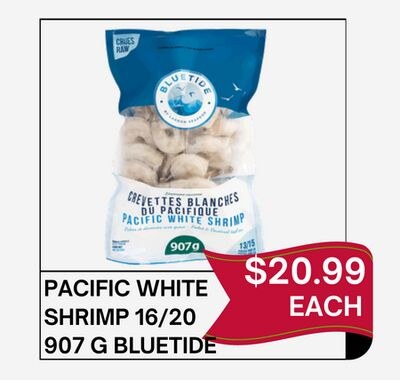 PACIFIC WHITE SHRIMP 16/20