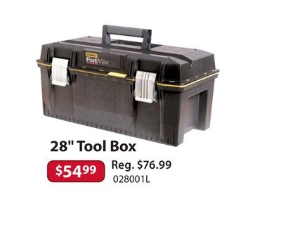 28" Tool Box