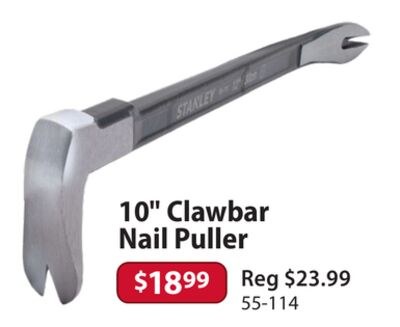10" Clawbar Nail Puller
