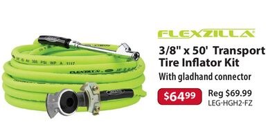 FLEXZILLA 3/8" x 50' Transport Tire Inflator Kit