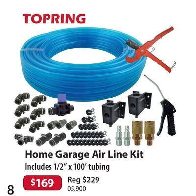 TOPRING Home Garage Air Line Kit